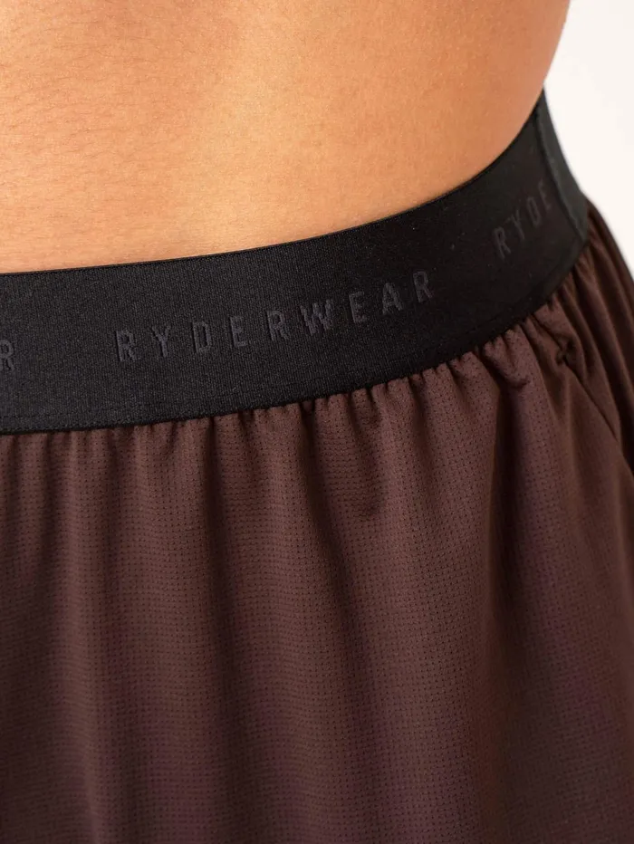 Terrain Mesh Gym Shorts 8211 Dark Oak Men Ryderwear Gym Shorts