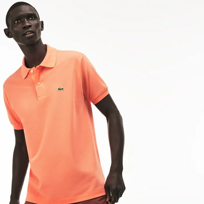 The Original Polo Lacoste Mens L1212 Polo Pink Casaul