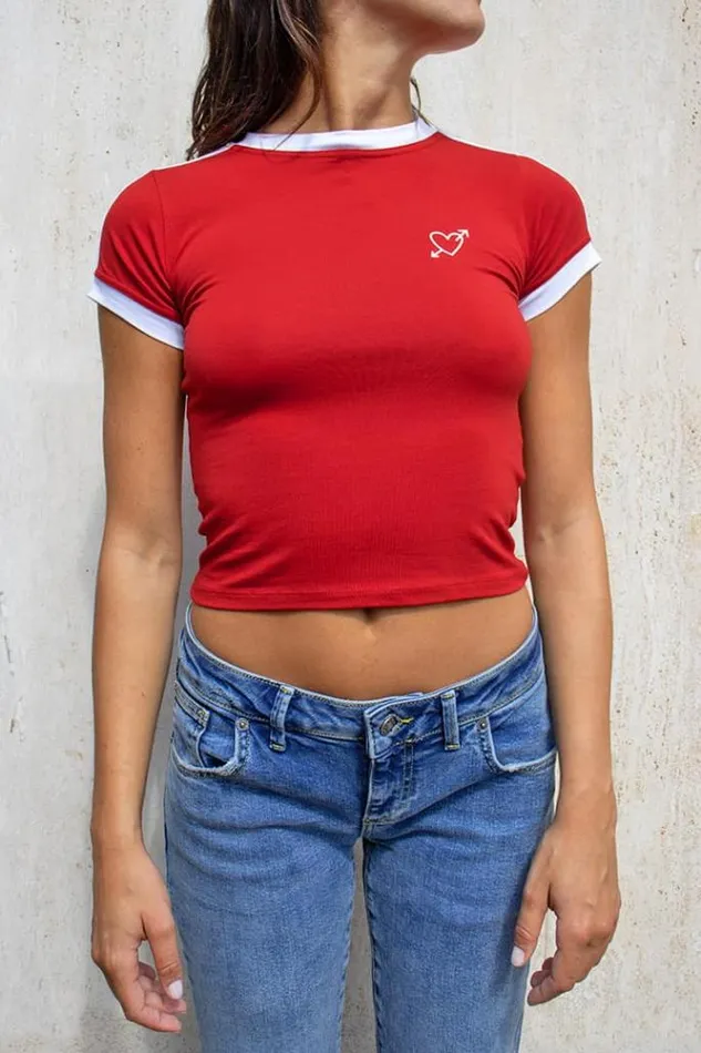 Ti Amo TShirt Women Subdued Graphics