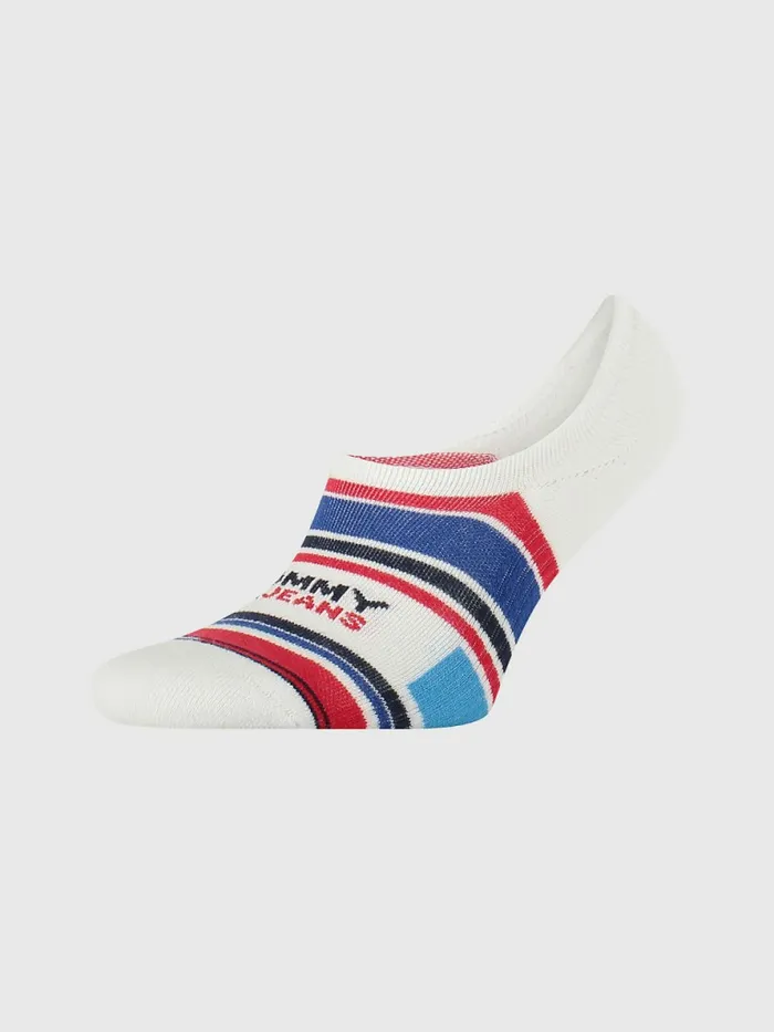 Tommy Hilfiger 1Pack Multicolour Stripe NoShow Socks Tommy Original Mens Socks Gift for Friend Tommy Hilfiger 1Pack Multicolour Stripe NoShow Socks Tommy Original Mens Socks Gift for Friend