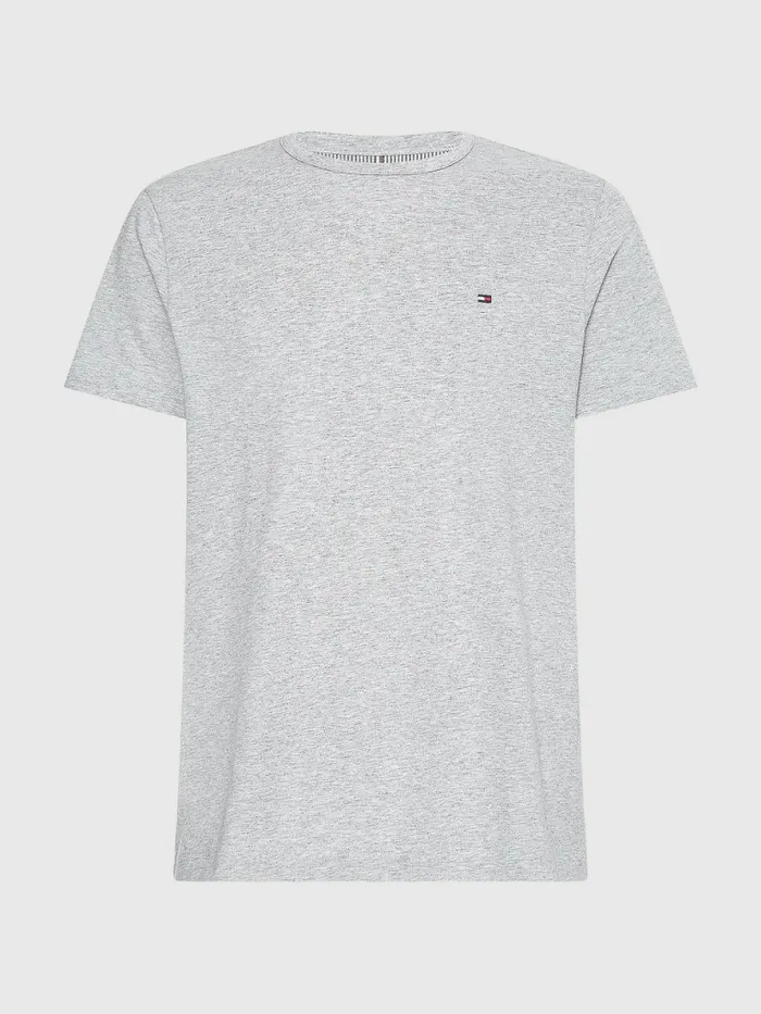 Tommy Hilfiger 1985 Collection Flag TShirt Light Grey Heather Mens TShirts Gift Ideas