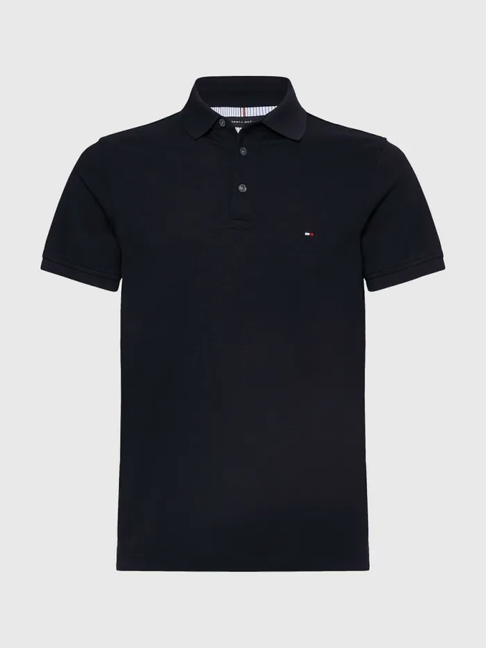 Tommy Hilfiger 1985 Collection Slim Fit Polo Desert Sky Mens Polo Shirts Popular