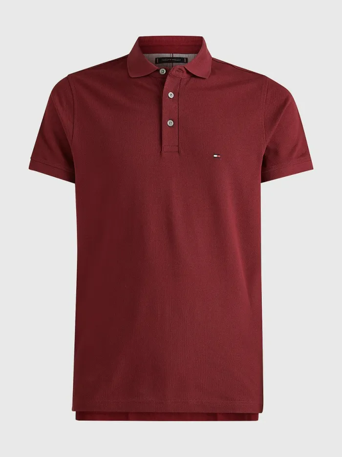 Tommy Hilfiger 1985 Collection Slim Fit Polo Rouge Mens Polo Shirts Sale