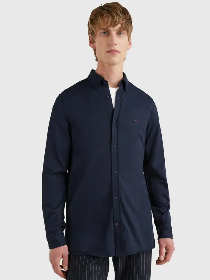 Tommy Hilfiger 1985 Collection Slim Fit Shirt Desert Sky Mens Shirts Gift for Friend Tommy Hilfiger 1985 Collection Slim Fit Shirt Desert Sky Mens Shirts Gift for Friend