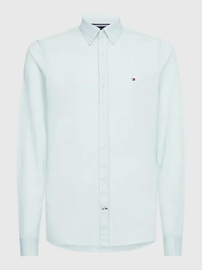 Tommy Hilfiger 1985 Collection Slim Fit Shirt Minty Essence Mens Shirts For Sale