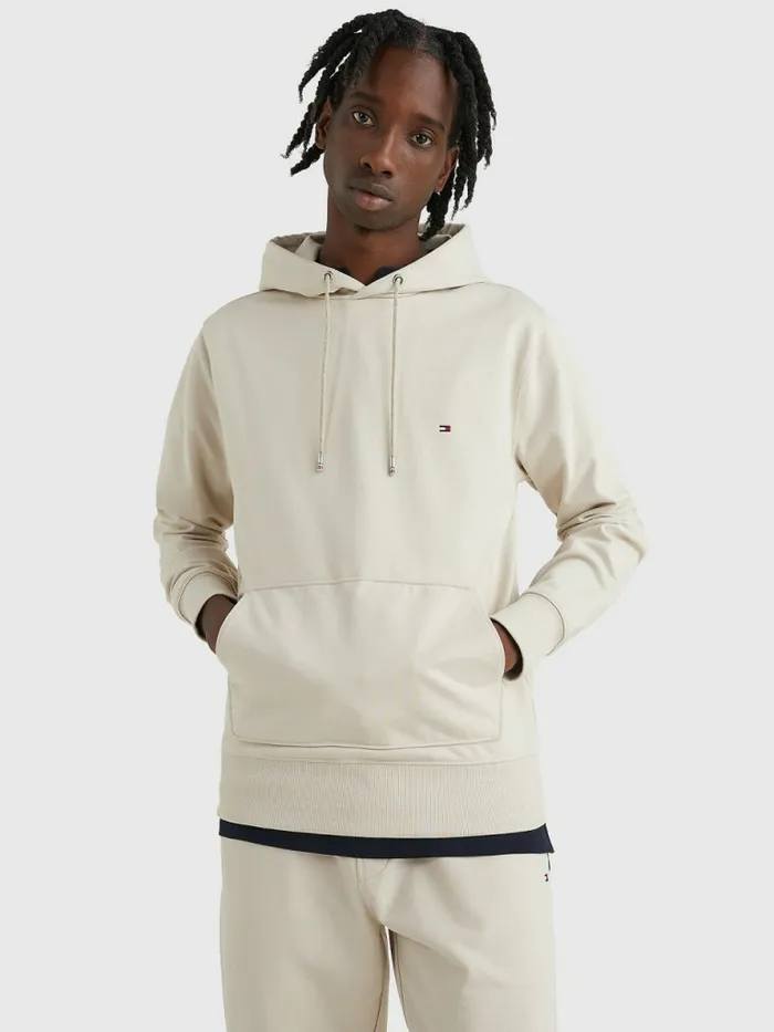 Tommy Hilfiger 1985 Collection Stretch Hoody Classic Beige Mens Sweatshirts and Hoodies Gift for Friend Tommy Hilfiger 1985 Collection Stretch Hoody Classic Beige Mens Sweatshirts and Hoodies Gift for Friend