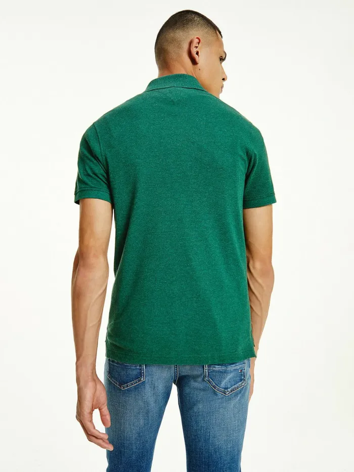Tommy Hilfiger 1985 Collection Th Flex Organic Cotton Polo National Forest Mens Polo Shirts Popular