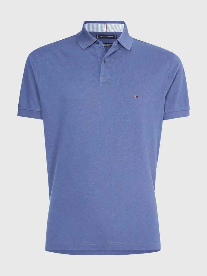 Tommy Hilfiger 1985 Collection Th Flex Polo Faded Indigo Mens Polo Shirts Online