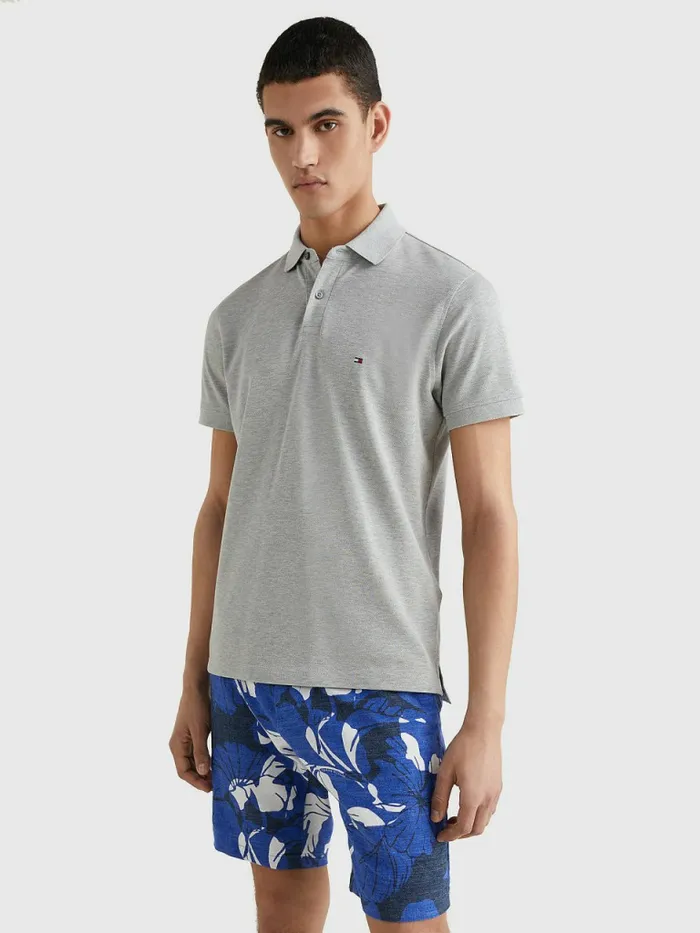 Tommy Hilfiger 1985 Collection Th Flex Polo Light Grey Heather Mens Polo Shirts Gift Ideas Tommy Hilfiger 1985 Collection Th Flex Polo Light Grey Heather Mens Polo Shirts Gift Ideas