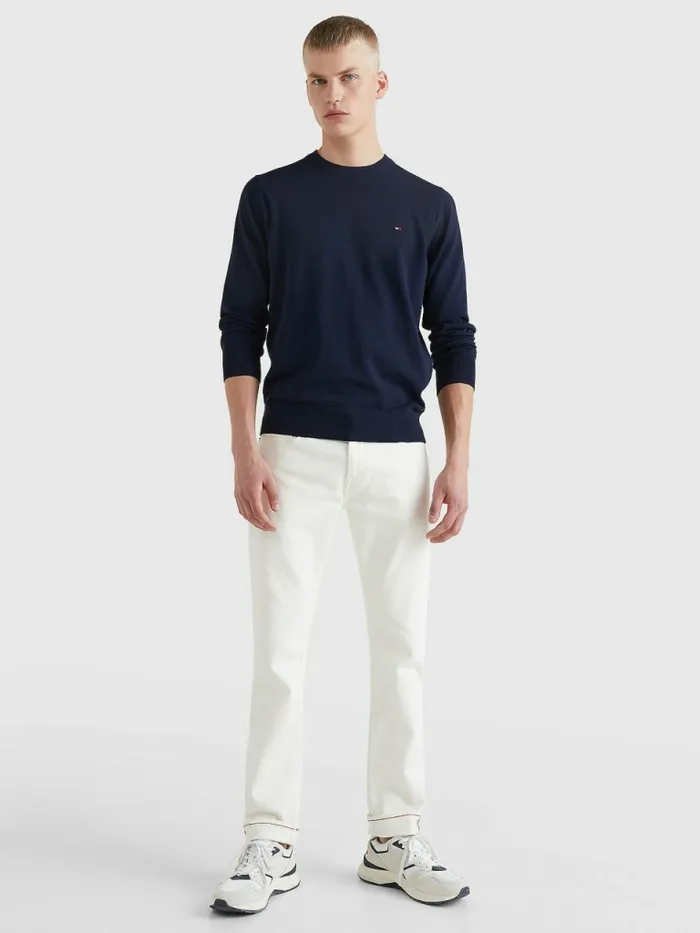 Tommy Hilfiger 1985 Collection Th Flex Sweatshirt Desert Sky Mens Knitwear Near Me