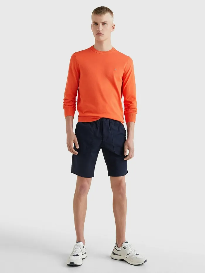 Tommy Hilfiger 1985 Collection Th Flex Sweatshirt Hawaiian Coral Mens Knitwear Gift for Friend