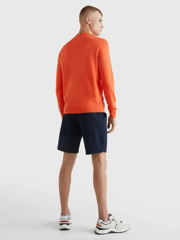 Tommy Hilfiger 1985 Collection Th Flex Sweatshirt Hawaiian Coral Mens Knitwear Gift for Friend