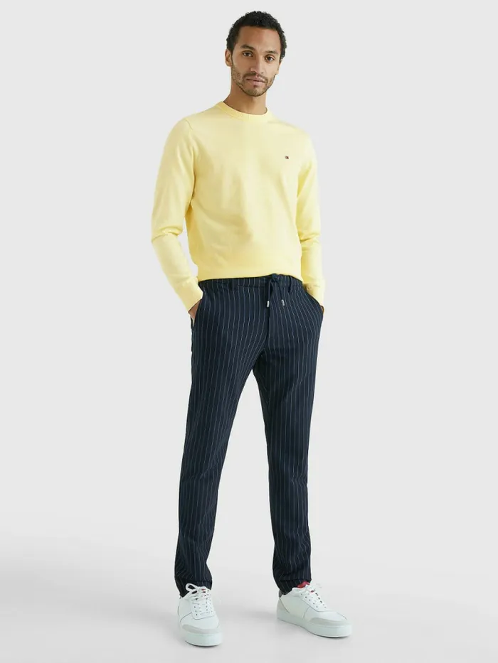 Tommy Hilfiger 1985 Collection Th Flex Sweatshirt Lemon Twist Mens Knitwear Online
