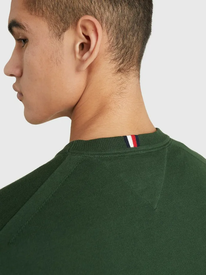 Tommy Hilfiger 1985 Collection Th Flex Sweatshirt National Forest Mens Knitwear On Sale