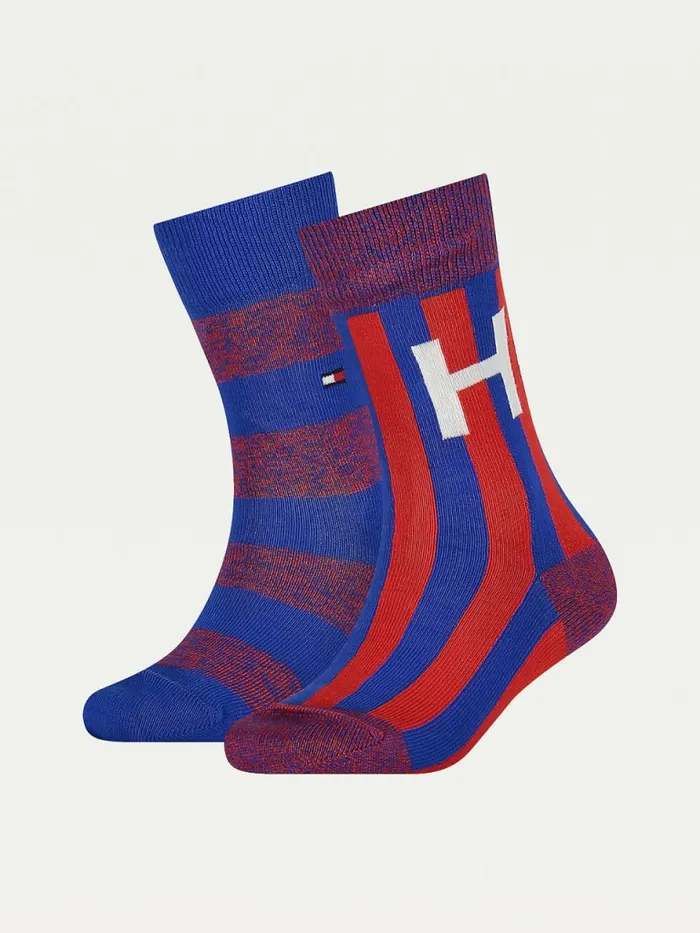 Tommy Hilfiger 2Pack Collegiate Stripe Socks Tommy Original Boys Underwear and Socks Fashion Tommy Hilfiger 2Pack Collegiate Stripe Socks Tommy Original Boys Underwear and Socks Fashion