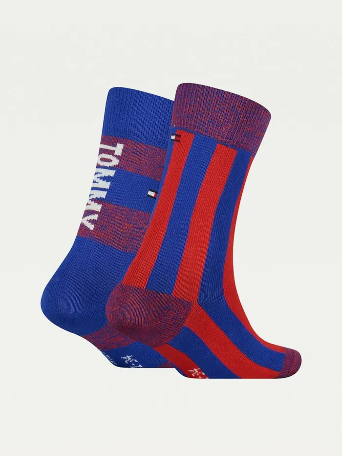 Tommy Hilfiger 2Pack Collegiate Stripe Socks Tommy Original Boys Underwear and Socks Fashion
