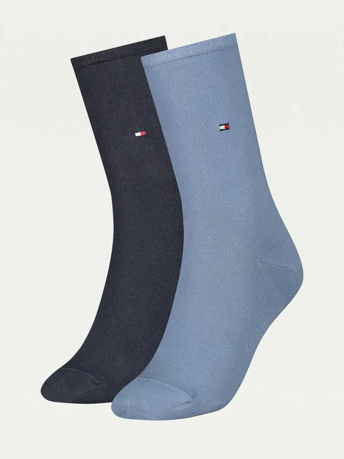 Tommy Hilfiger 2Pack Flag Embroidery Socks Light Blue Womens Socks and Hosiery Online Tommy Hilfiger 2Pack Flag Embroidery Socks Light Blue Womens Socks and Hosiery Online