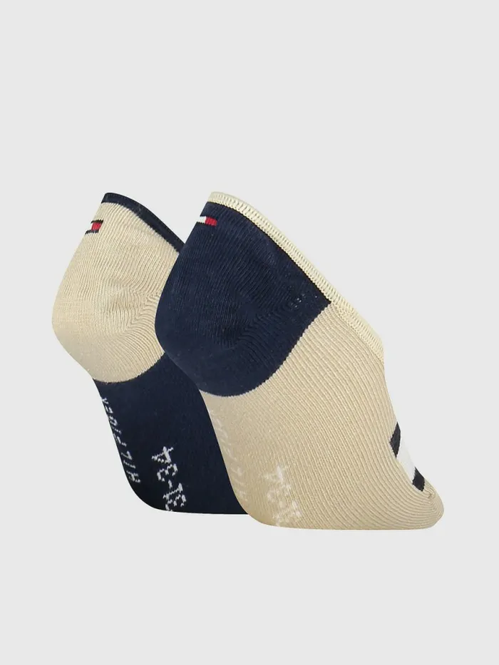 Tommy Hilfiger 2Pack Flag Footie Socks Sand Girls Underwear and Socks Cheap On Sale