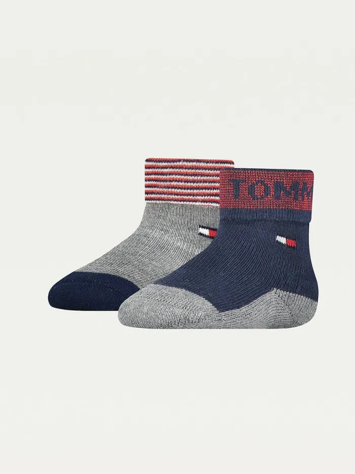 Tommy Hilfiger 2Pack FoldOver Cuff Socks Tommy Original Girls Underwear and Socks Sale Tommy Hilfiger 2Pack FoldOver Cuff Socks Tommy Original Girls Underwear and Socks Sale