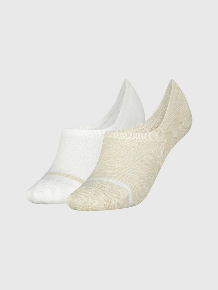 Tommy Hilfiger 2Pack High Cut Footie Socks Beige Womens Socks and Hosiery Gift for Friend Tommy Hilfiger 2Pack High Cut Footie Socks Beige Womens Socks and Hosiery Gift for Friend