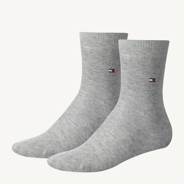 Tommy Hilfiger 2Pack Kids8217 Classic Socks Middle Grey Melange Boys Underwear and Socks Gift Ideas Tommy Hilfiger 2Pack Kids8217 Classic Socks Middle Grey Melange Boys Underwear and Socks Gift Ideas