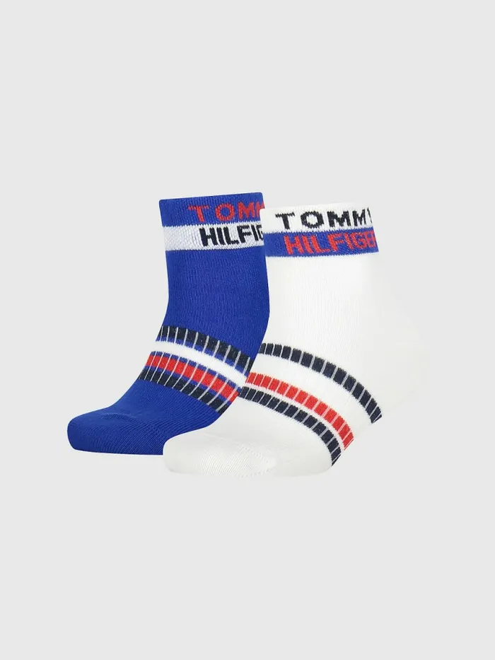 Tommy Hilfiger 2Pack Logo Ankle Socks Tommy Original Boys Underwear and Socks For Sale Tommy Hilfiger 2Pack Logo Ankle Socks Tommy Original Boys Underwear and Socks For Sale