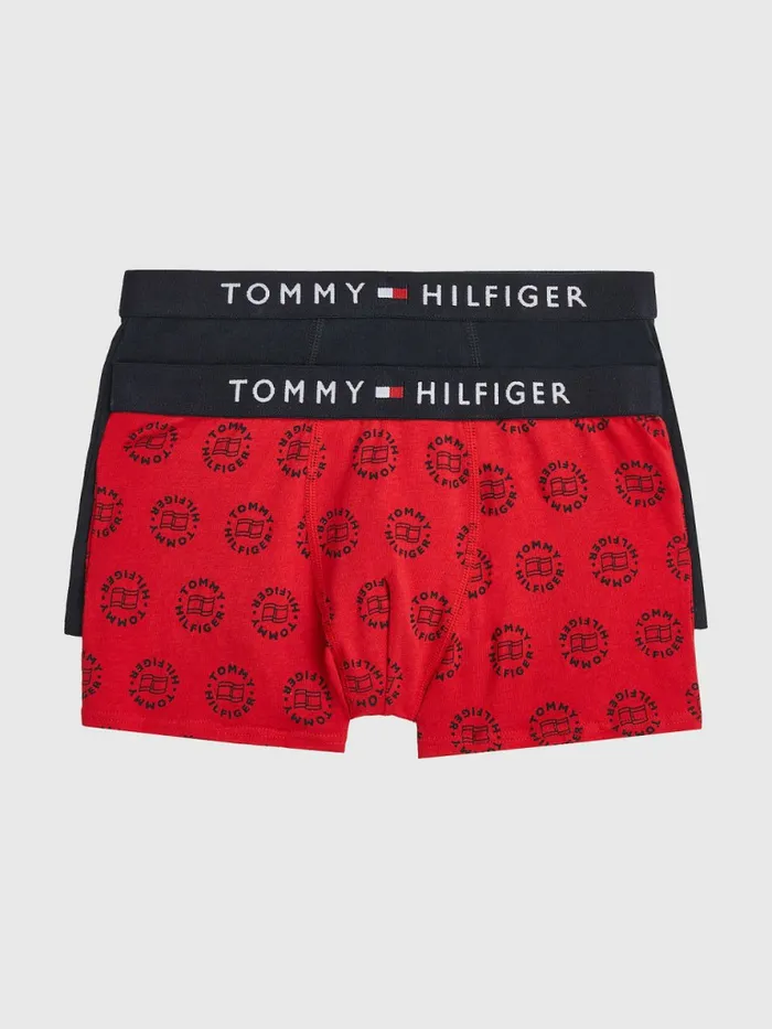 Tommy Hilfiger 2Pack Original Logo Waistband Print Trunks Ring LogoDesert Sky Boys Underwear and Socks Sale Tommy Hilfiger 2Pack Original Logo Waistband Print Trunks Ring LogoDesert Sky Boys Underwear and Socks Sale