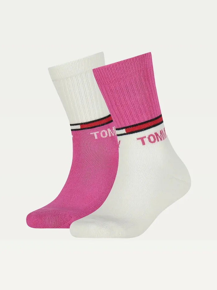 Tommy Hilfiger 2Pack Sport ColourBlocked Socks Pink Girls Underwear and Socks Cheap On Sale Tommy Hilfiger 2Pack Sport ColourBlocked Socks Pink Girls Underwear and Socks Cheap On Sale