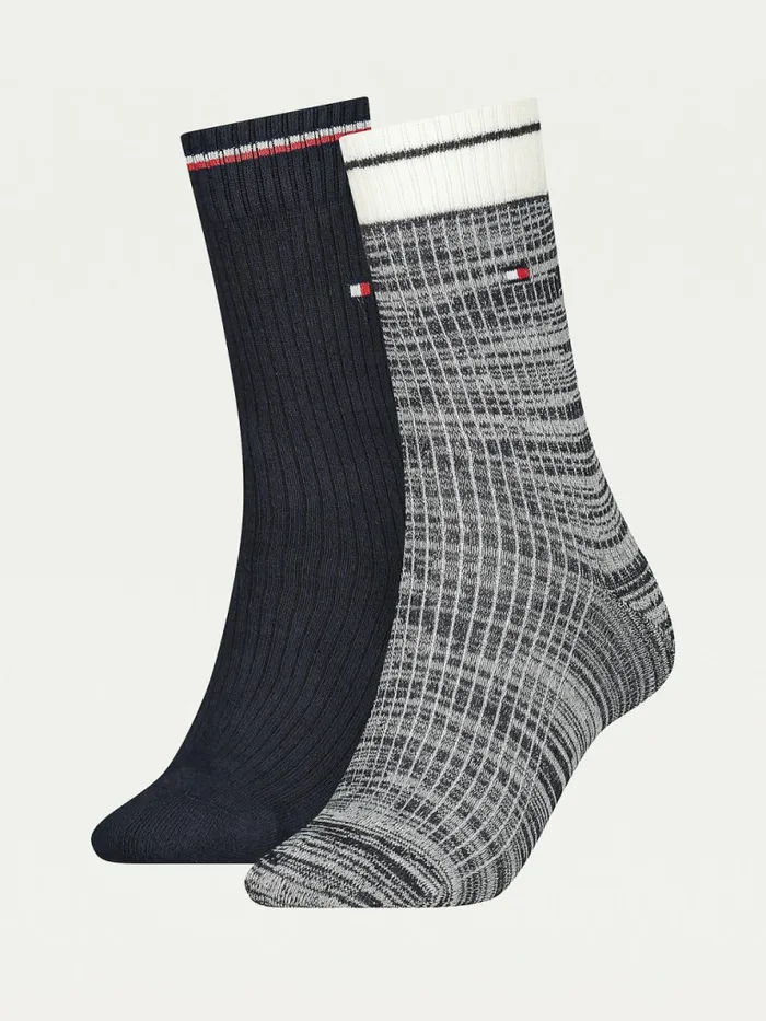 Tommy Hilfiger 2Pack Stretch Cotton Ribbed Socks Navy Womens Socks and Hosiery Gift Ideas Tommy Hilfiger 2Pack Stretch Cotton Ribbed Socks Navy Womens Socks and Hosiery Gift Ideas