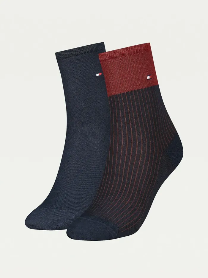 Tommy Hilfiger 2Pack Tencel ColourBlocked Short Socks Navy Womens Socks and Hosiery Gift Ideas Tommy Hilfiger 2Pack Tencel ColourBlocked Short Socks Navy Womens Socks and Hosiery Gift Ideas