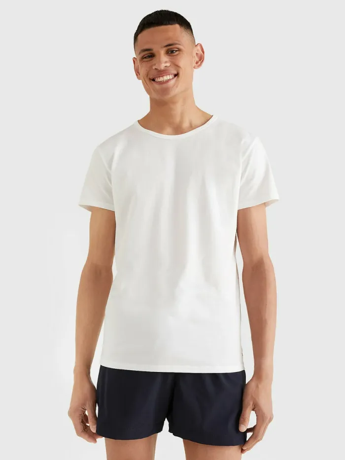 Tommy Hilfiger 3Pack Premium Essential Crew Neck TShirts White Mens Essentials Casaul Tommy Hilfiger 3Pack Premium Essential Crew Neck TShirts White Mens Essentials Casaul