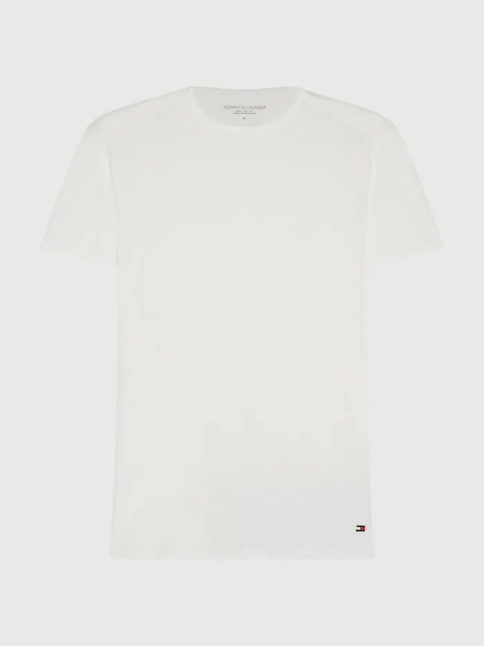 Tommy Hilfiger 3Pack Premium Essential Crew Neck TShirts White Mens TShirts Cheap On Sale