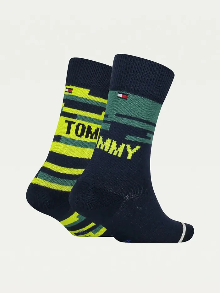 Tommy Hilfiger 3Pack Socks Gift Box Lime Boys Underwear and Socks Gift 4 You