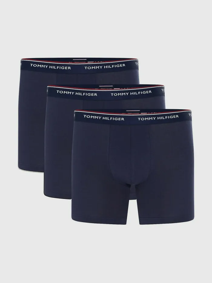 Tommy Hilfiger 3Pack Stretch Cotton Boxer Shorts Peacoat Mens Essentials For Sale Tommy Hilfiger 3Pack Stretch Cotton Boxer Shorts Peacoat Mens Essentials For Sale