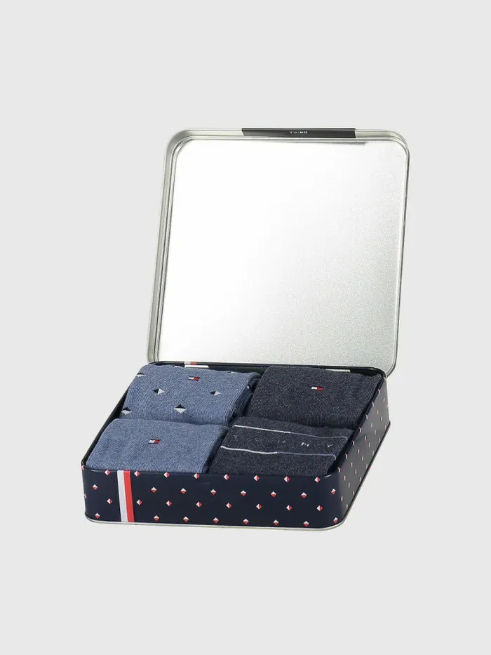 Tommy Hilfiger 4Pack Classic Socks Gift Box Jeans Mens Socks Gift Ideas