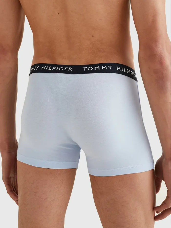 Tommy Hilfiger 5Pack Logo Waistband Trunks Col BluPrim RdSwe BluSblnDes Sy Mens Underwear Near Me