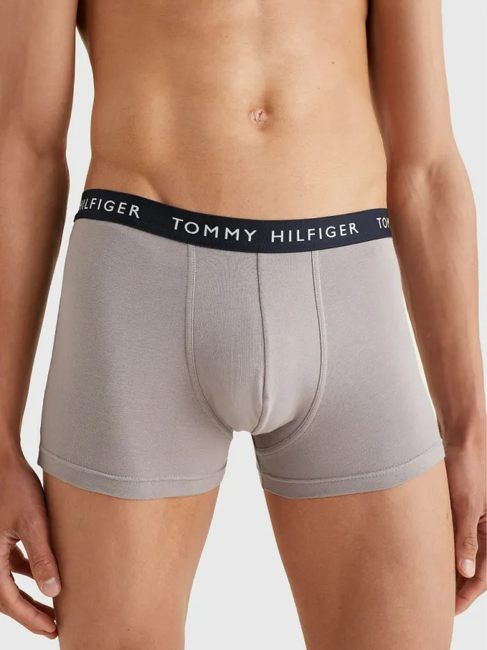 Tommy Hilfiger 5Pack Logo Waistband Trunks Col BluPrim RdSwe BluSblnDes Sy Mens Underwear Near Me