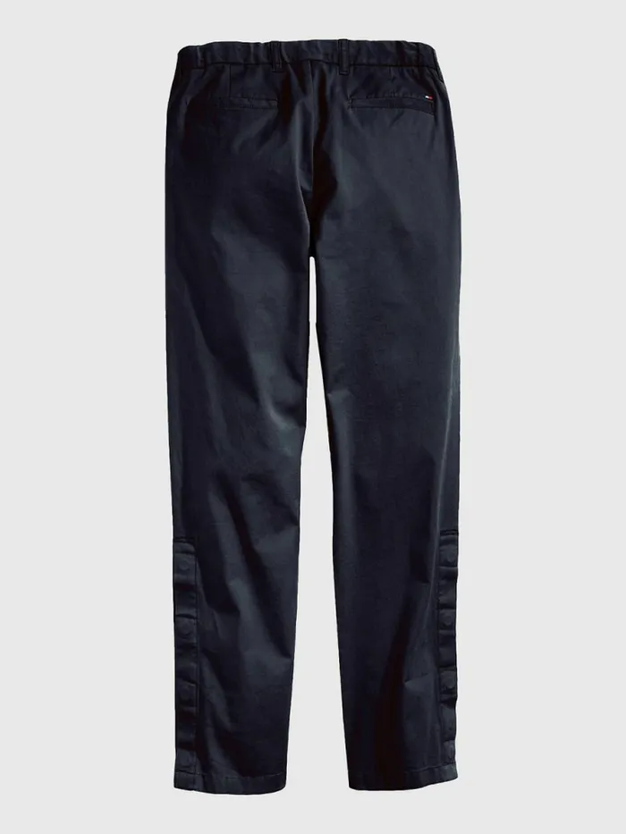 Tommy Hilfiger Adaptive Custom Fit Cotton Chinos Sky Captain Mens Trousers