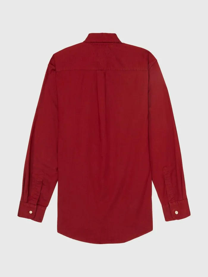 Tommy Hilfiger Adaptive Custom Fit Oxford Shirt Biking Red Mens Shirts Casaul