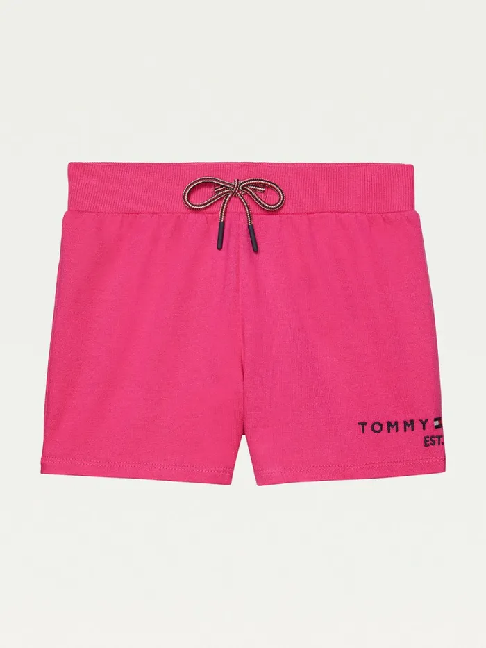 Tommy Hilfiger Adaptive Drawstring Waist Shorts Pink Passion Girls Trousers Shorts and Skirts Online Tommy Hilfiger Adaptive Drawstring Waist Shorts Pink Passion Girls Trousers Shorts and Skirts Online