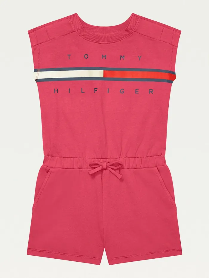 Tommy Hilfiger Adaptive Knit Playsuit Rosy Cheeks Girls Dresses Cheap On Sale Tommy Hilfiger Adaptive Knit Playsuit Rosy Cheeks Girls Dresses Cheap On Sale