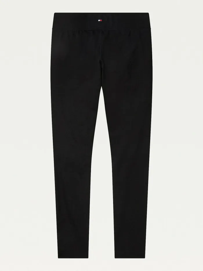 Tommy Hilfiger Adaptive Logo Leggings Deep Black Womens Tommy Adaptive