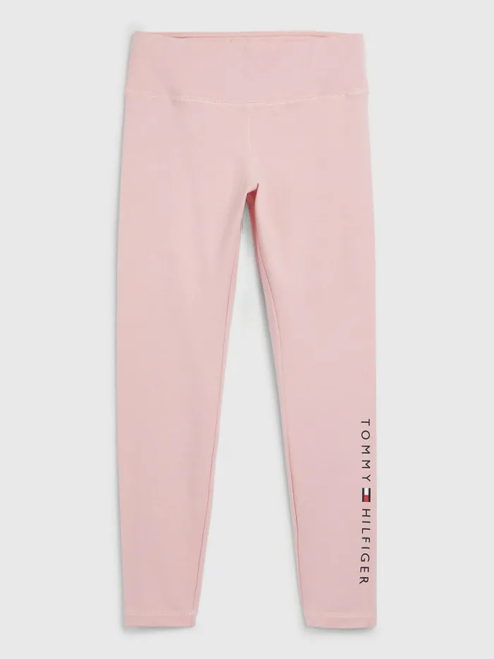 Tommy Hilfiger Adaptive Logo Leggings Glacier Pink Womens Tommy Adaptive