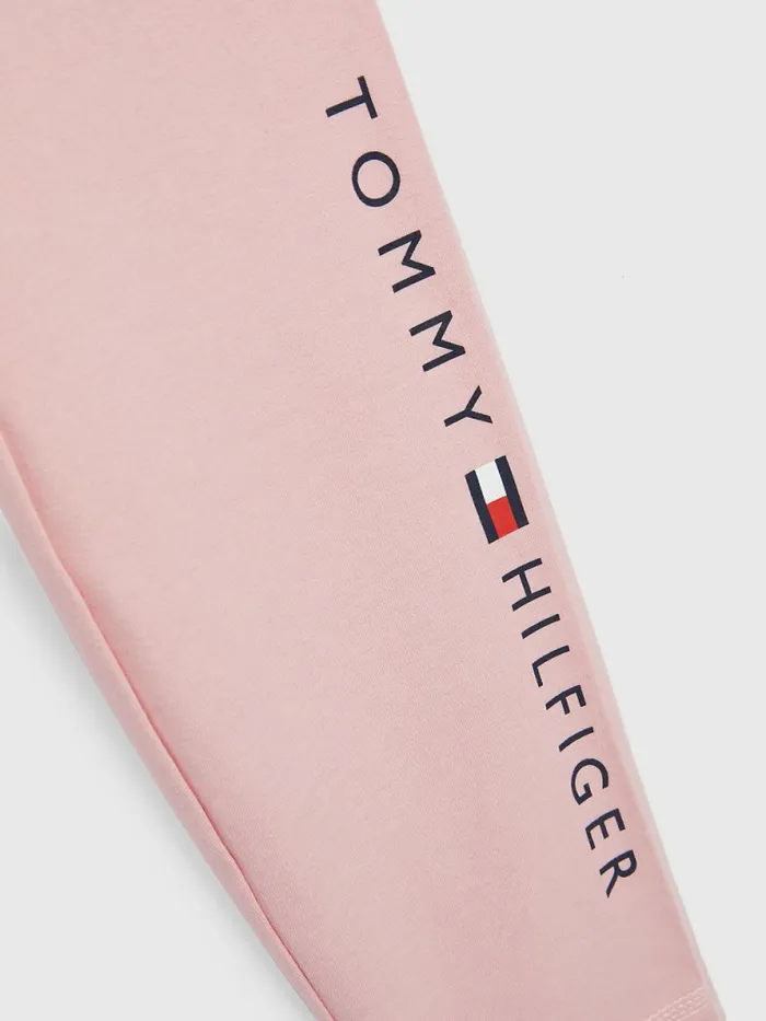 Tommy Hilfiger Adaptive Logo Leggings Glacier Pink Womens Tommy Adaptive