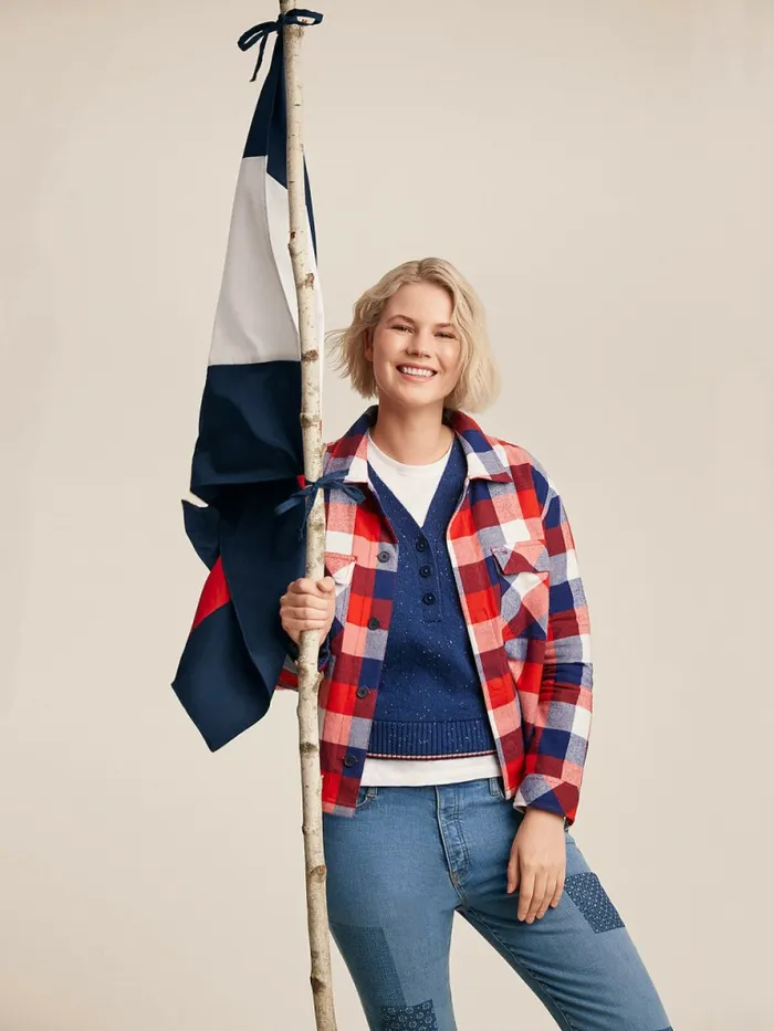 Tommy Hilfiger Adaptive Multicolour Plaid Shacket Blush RedMulti Womens Shirts and Blouses Cheap On Sale Tommy Hilfiger Adaptive Multicolour Plaid Shacket Blush RedMulti Womens Shirts and Blouses Cheap On Sale
