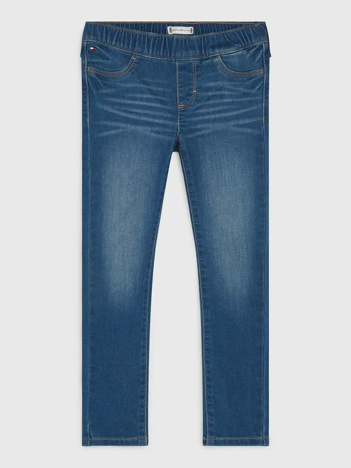Tommy Hilfiger Adaptive PullOn Denim Leggings Toni Wash Girls Jeans Near Me
