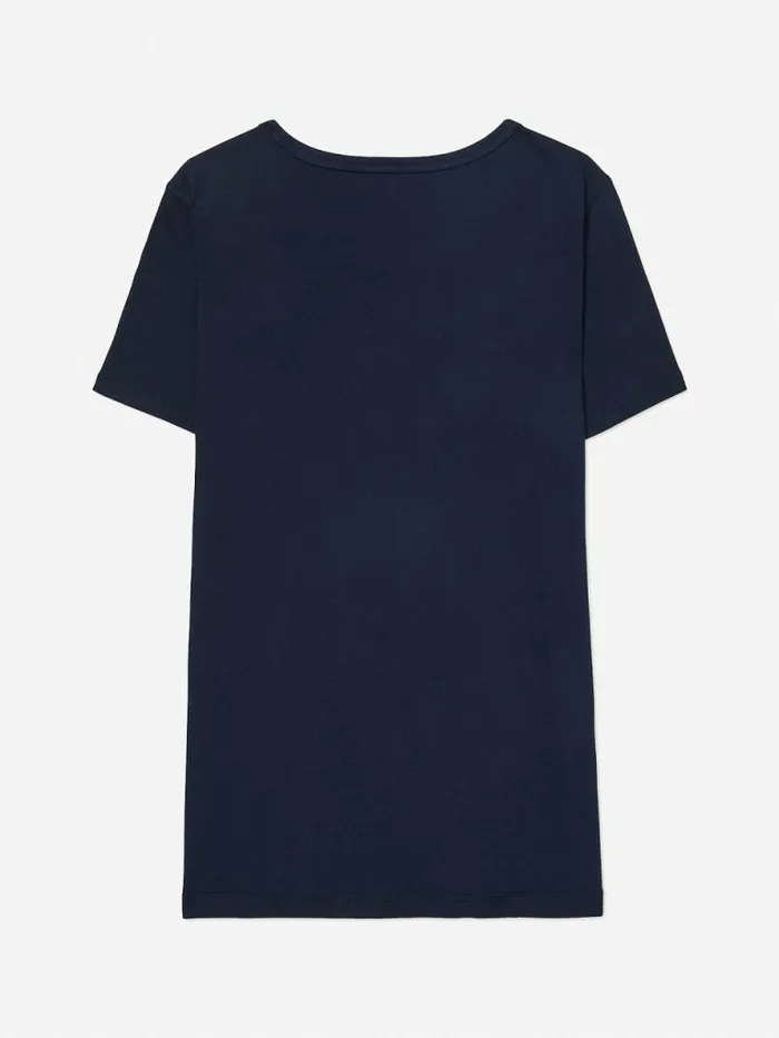 Tommy Hilfiger Adaptive Pure Cotton Logo TShirt Masters Navy Womens TShirts Gift for Friend