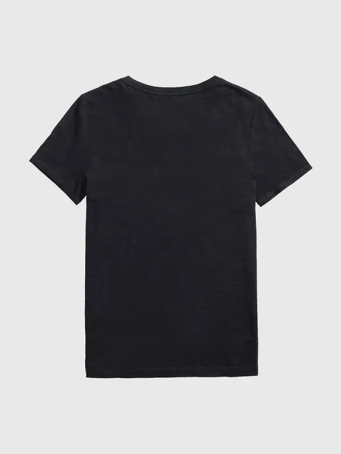 Tommy Hilfiger Adaptive Pure Cotton TShirt Sky Captain Womens TShirts Gift 4 You