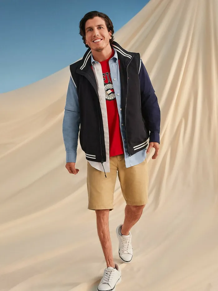 Tommy Hilfiger Adaptive Regatta Vest Sky Captain Mens Coats and Jackets Popular Tommy Hilfiger Adaptive Regatta Vest Sky Captain Mens Coats and Jackets Popular