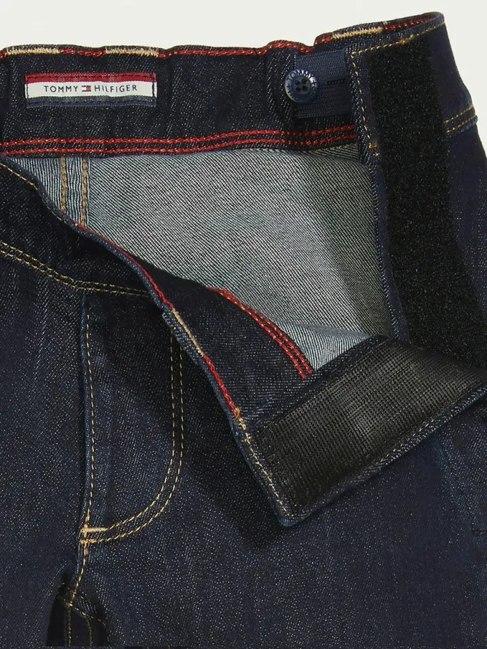 Tommy Hilfiger Adaptive Seated Fit Slim Straight Jeans Canyon Lake Wash Std48700 Boys Jeans Popular